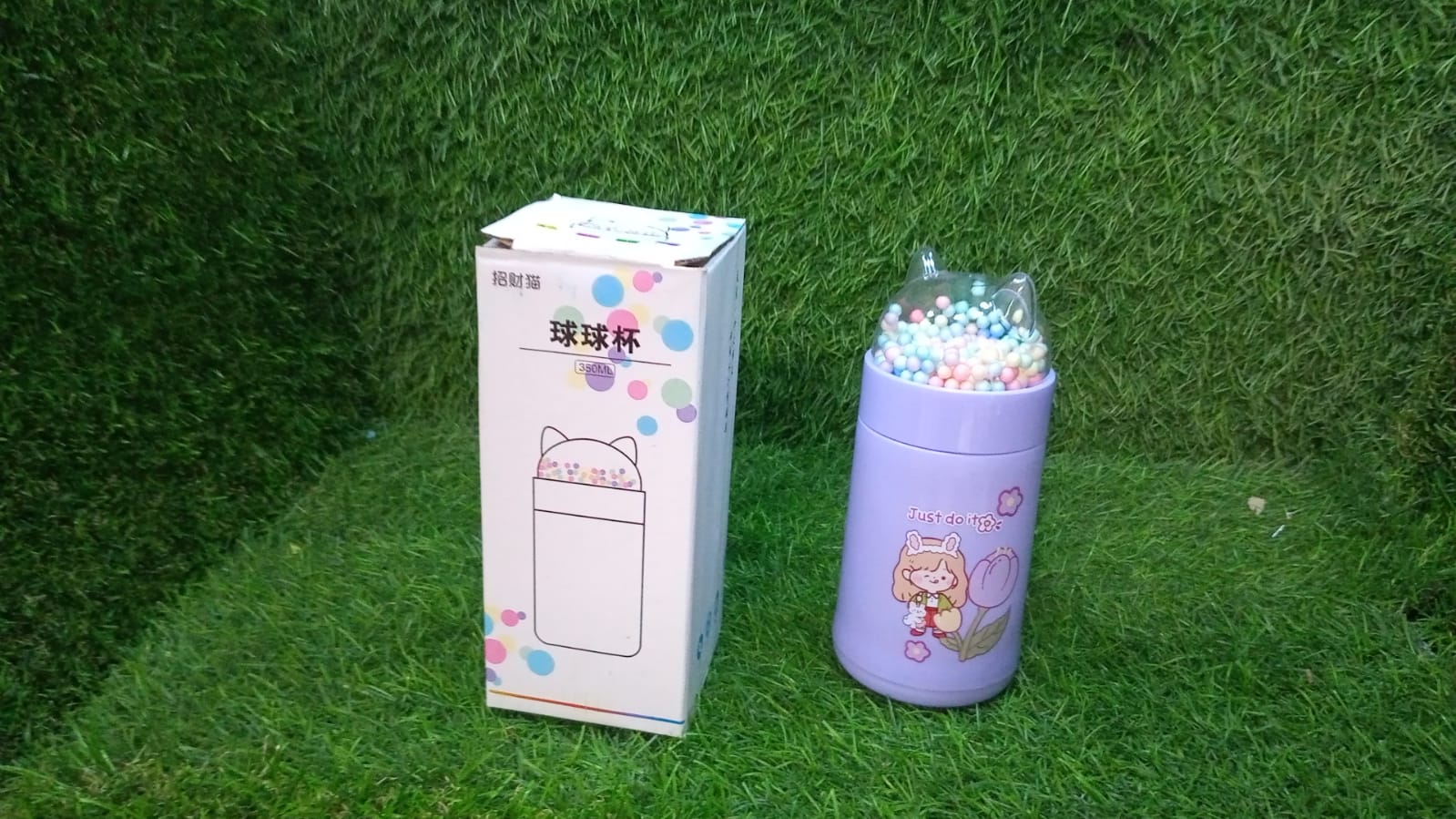 6953 Girl Glass Water Bottle for School with Kid Sparkle Strap Cat Lid Sequins Glitter Glass Cup Birthday Gift Children 350ml (MOQ :- 80 pc) 6953 Girl Glass Water Bottle for School with Kid Sparkle Strap Cat Lid Sequins Glitter Glass Cup Birthday Gift Children 350ml (MOQ :- 80 pc)